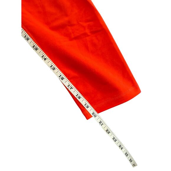 Old Navy Active Red Go-Dry Elevate Leggings High Waist Pockets Women’s Medium - Picture 7 of 7